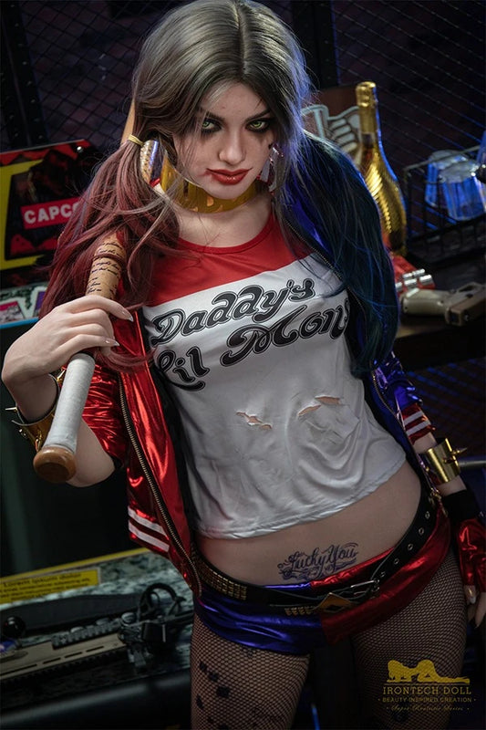 Xlifedolls|166cm(5ft44) Cosplay Fantasy Harley Quinn Sex Doll
