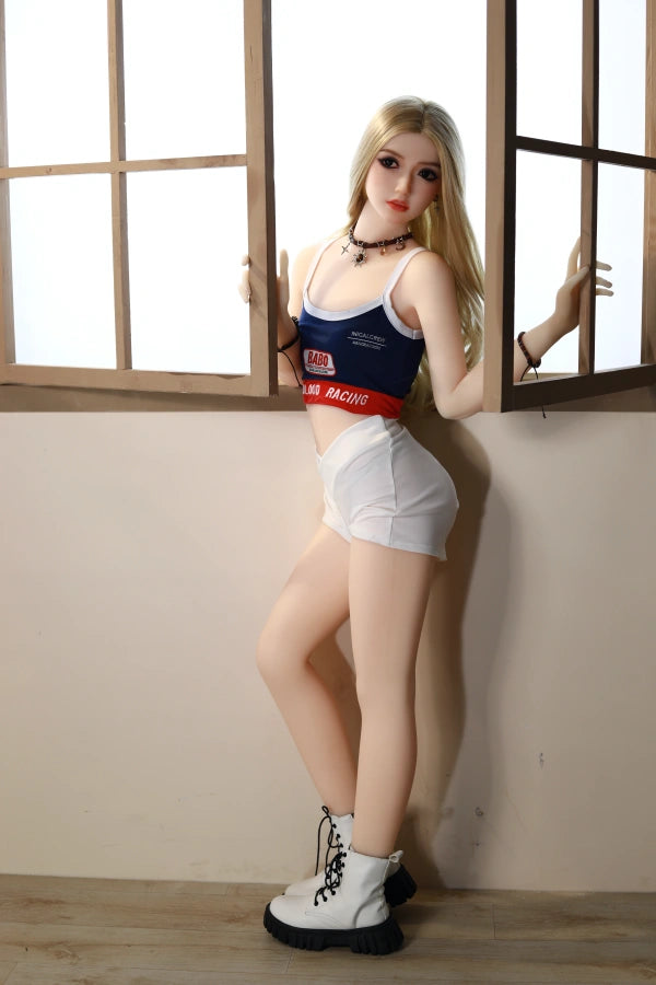 Tall Blonde Sporty Uniform Sex Doll