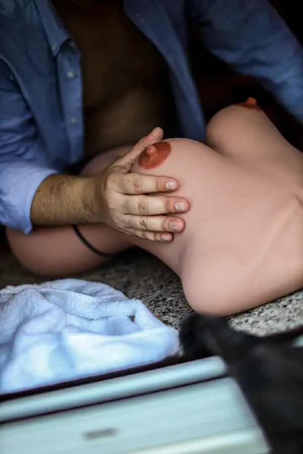 Xlifedolls|67cm(26.3in) Best Real Female Sex Doll Torso Wear Black Sexy Underwear [USA Stock]