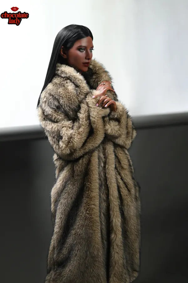 166cm black sex doll Naomi in a studio setting