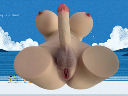 Xlifedolls|50cm Cheap Anal Real Trans Sex Doll Torso