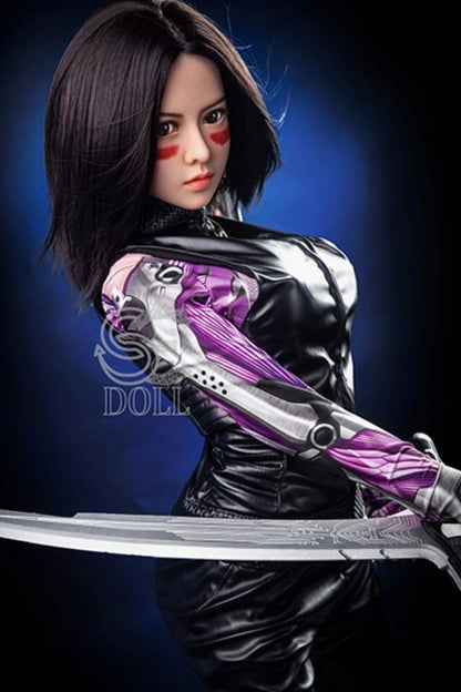 futuristic battle angel sex doll realistic face
