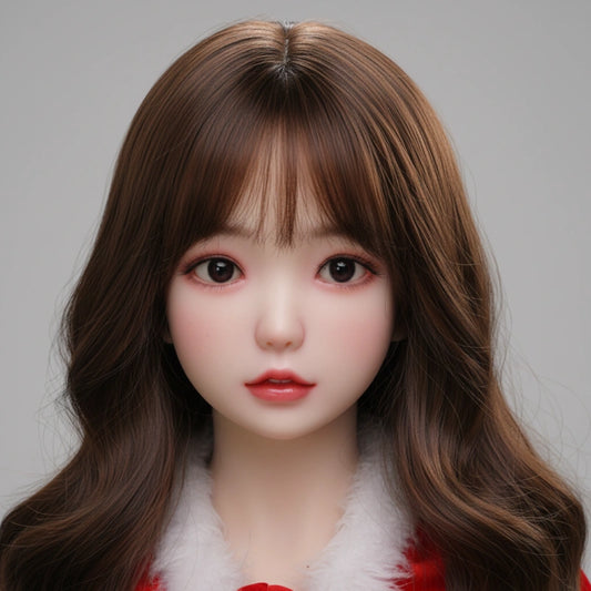 TPE Sex Doll Head with Implanted Hair [USA Stock]