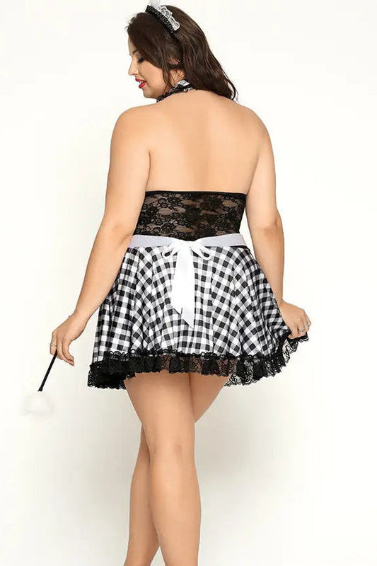 Large Size Sexy Maid Suit Uniform Temptation Sexy Clothing