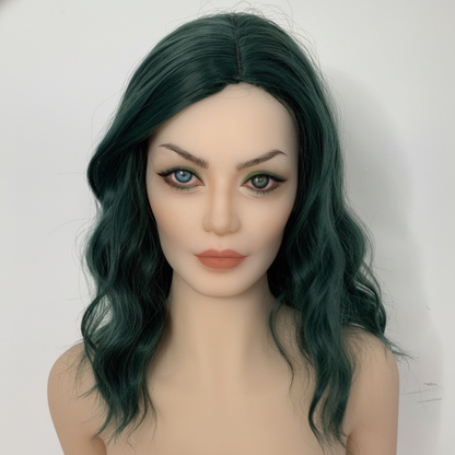 Black Hair TPE Sex Doll Head [USA Stock]