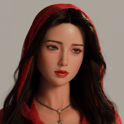 TPE Sex Doll Head with Implanted Hair [USA Stock]