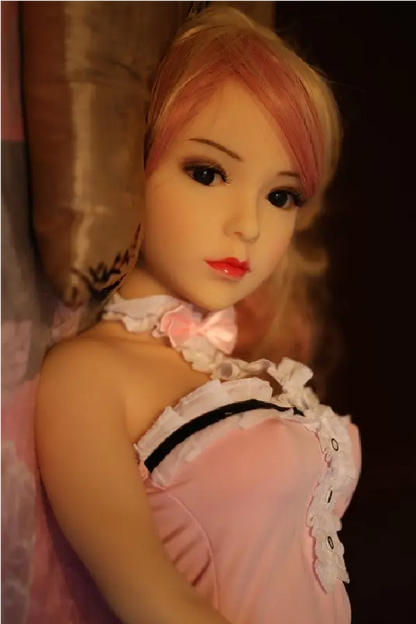 Mid-Boobs Compact Ruffle Pink Top Sex Doll