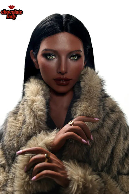 166cm full silicone black doll Naomi standing