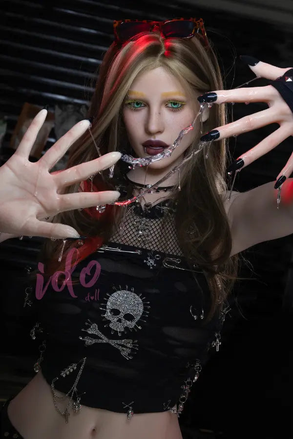 Lightweight 167cm Lilith sex doll in rocker stage setting