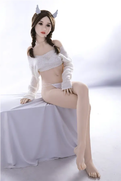 Xlifedolls|153cm(5ft) Realistic Chinese Flat Chested Sex Doll [USA Stock]