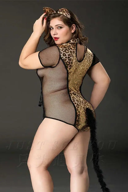 Xlifedolls|Plus Size Cat Women Sexy Lingerie