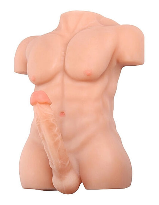 Xlifedolls|46cm(1ft5) Male Chiseled Chad Sex Doll Torso [USA Stock]