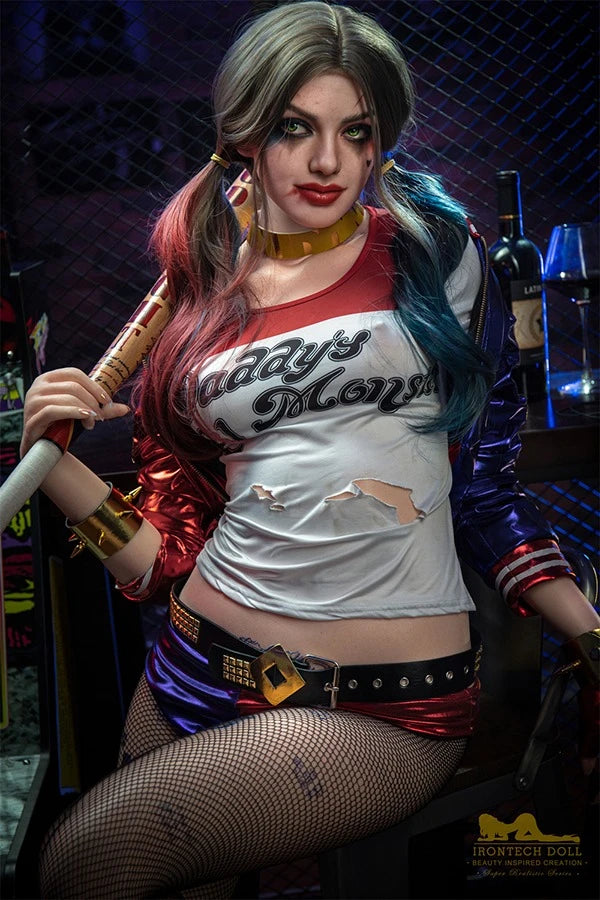 Xlifedolls|166cm(5ft44) Cosplay Fantasy Harley Quinn Sex Doll