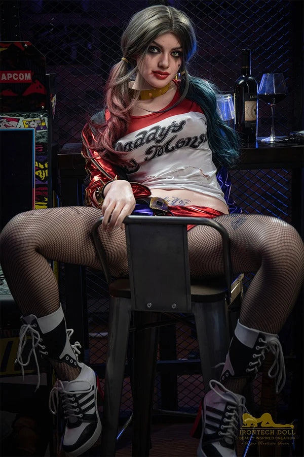 Xlifedolls|166cm(5ft44) Cosplay Fantasy Harley Quinn Sex Doll