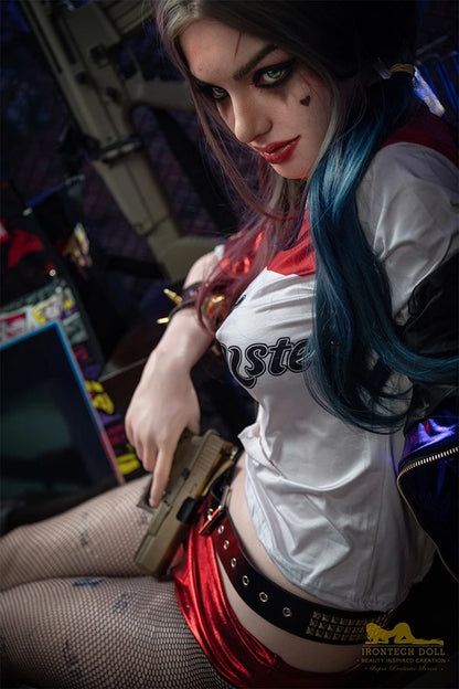 Xlifedolls|166cm(5ft44) Cosplay Fantasy Harley Quinn Sex Doll