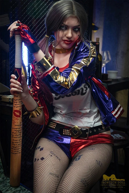 Xlifedolls|166cm(5ft44) Cosplay Fantasy Harley Quinn Sex Doll