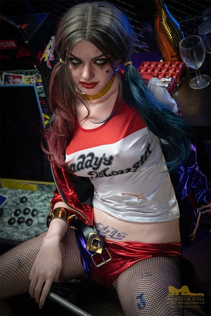 Xlifedolls|166cm(5ft44) Cosplay Fantasy Harley Quinn Sex Doll