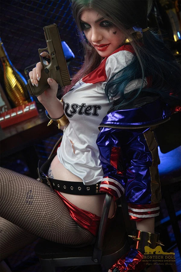 Xlifedolls|166cm(5ft44) Cosplay Fantasy Harley Quinn Sex Doll