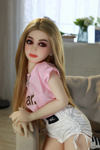 Blonde Mini Anime Asian Sex Doll