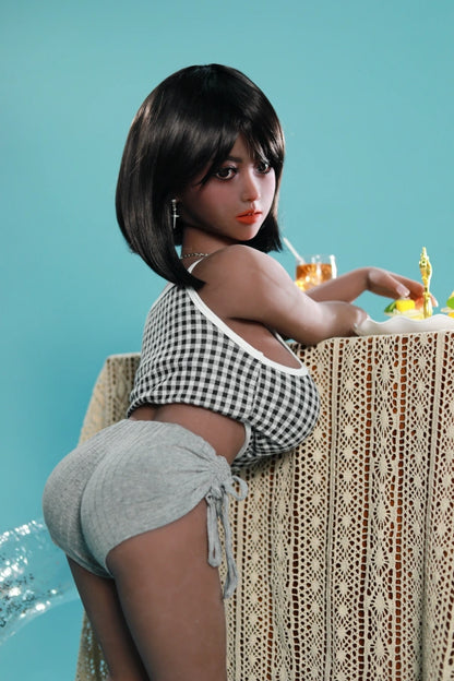 Xlifedolls|Cheap Mini Black Skin Busty Sex Dolls [USA Stock]