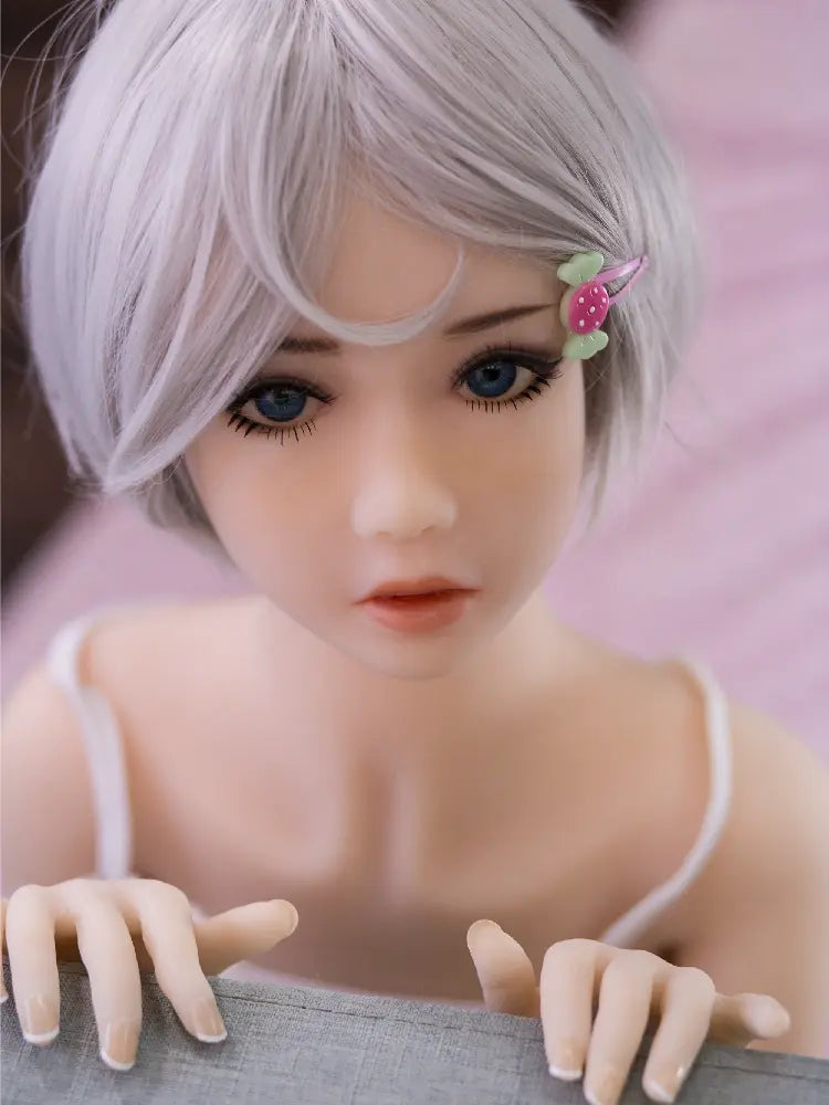 Xlifedolls | Mini muñecas sexuales realistas de 125 cm con pecho plano [Stock de EE. UU.]