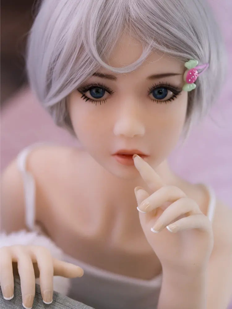 Xlifedolls | Mini muñecas sexuales realistas de 125 cm con pecho plano [Stock de EE. UU.]