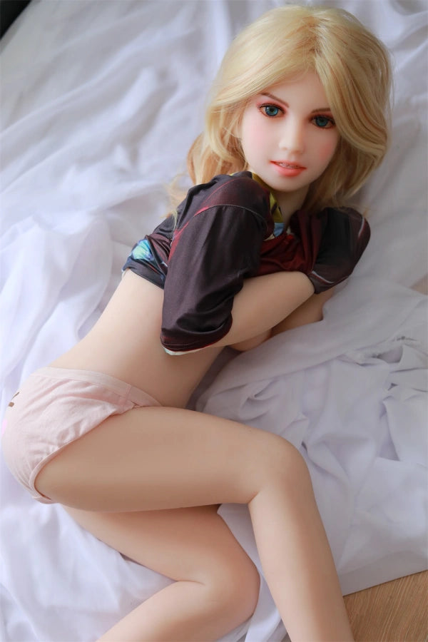 Cheap Mini Blonde Wavy Hair Sex Dolls