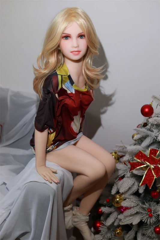 Cheap Mini Blonde Wavy Hair Sex Dolls