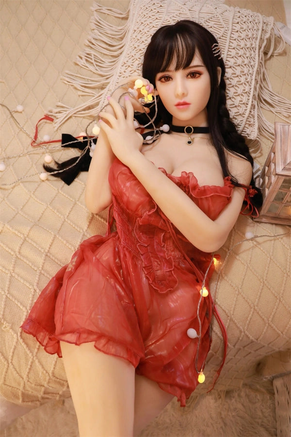 Xlifedolls|158cm(5ft18) Red Sexy Pajamas Japanese Sex Doll [CA Stock]