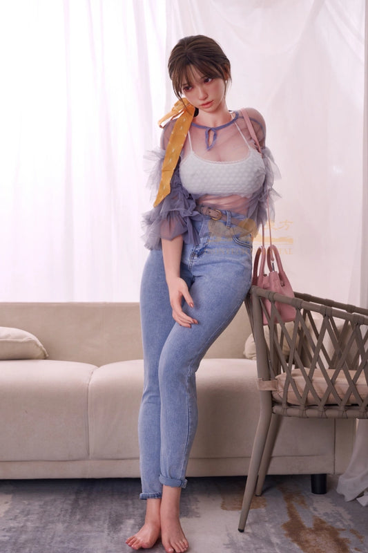 Xlifedolls|161cm(5ft28) Silicone Asian Sex Doll Huge Boobs Cute