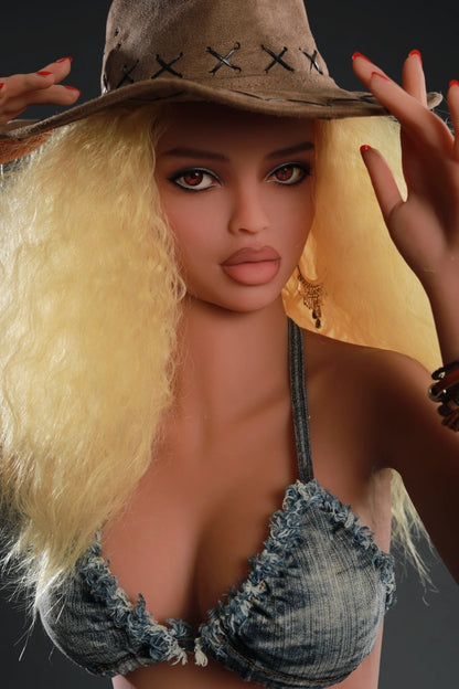 Blonde Gel Chest Latina Sex Doll