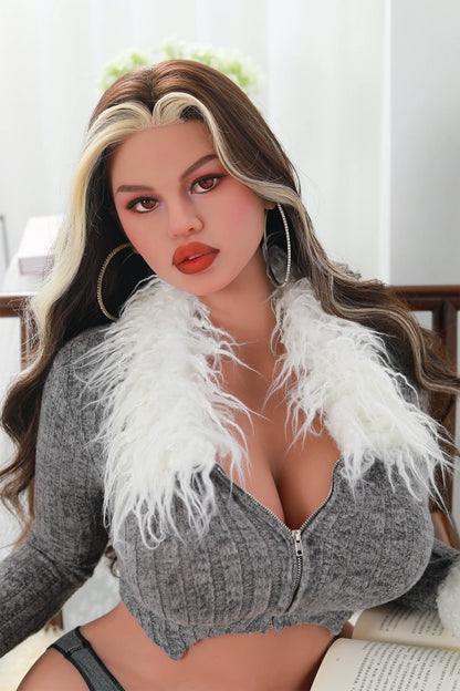 Huge Boobs Playmate Ombre Hair Sex Doll