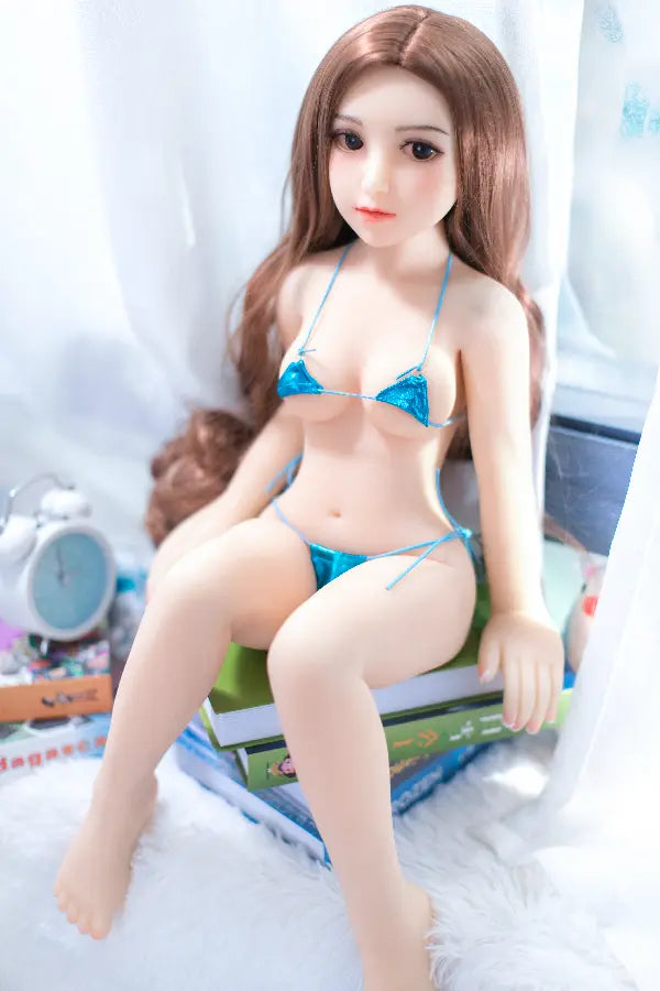 Xlifedolls|Mid-Sized Boobs Compact Red Hair Sex Doll