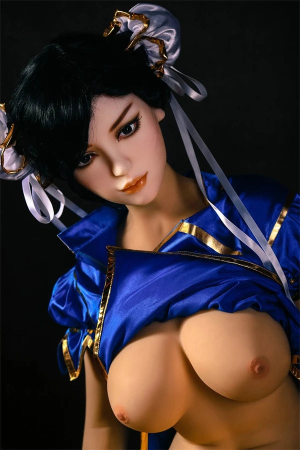 Xlifedolls|Muñeca sexual Chun Li de tamaño natural de 168 cm (5 pies 51 pulgadas)
