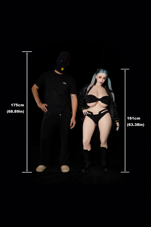 Xlifedolls | Muñeca sexual de silicona de 161 cm (5 pies 28 pulgadas) y precios accesibles, con pechos enormes