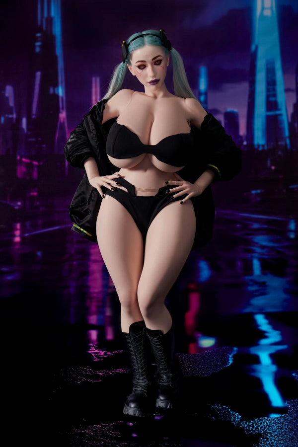 Cyberpunk Love Doll: Curvy Futuristic Companion