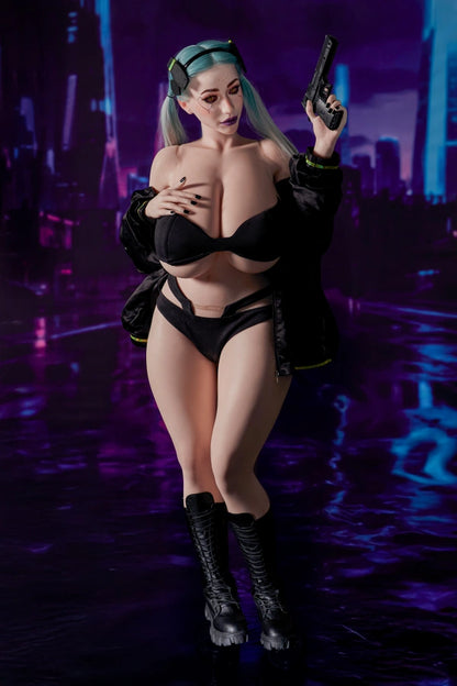 Cyberpunk Love Doll: Curvy Futuristic Companion