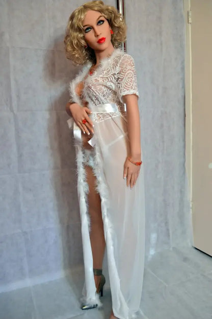 Xlifedolls|158cm(5ft18) Pregnant Blonde Soft Skin Sex Doll