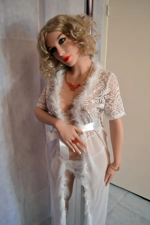 Xlifedolls|158cm(5ft18) Pregnant Blonde Soft Skin Sex Doll