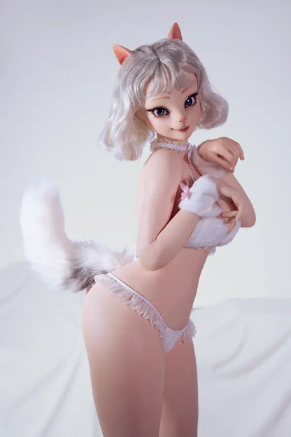 Xlifedolls|164cm(5ft38) Full Silicone Cat Elf Anime Sex Doll [USA Stock]