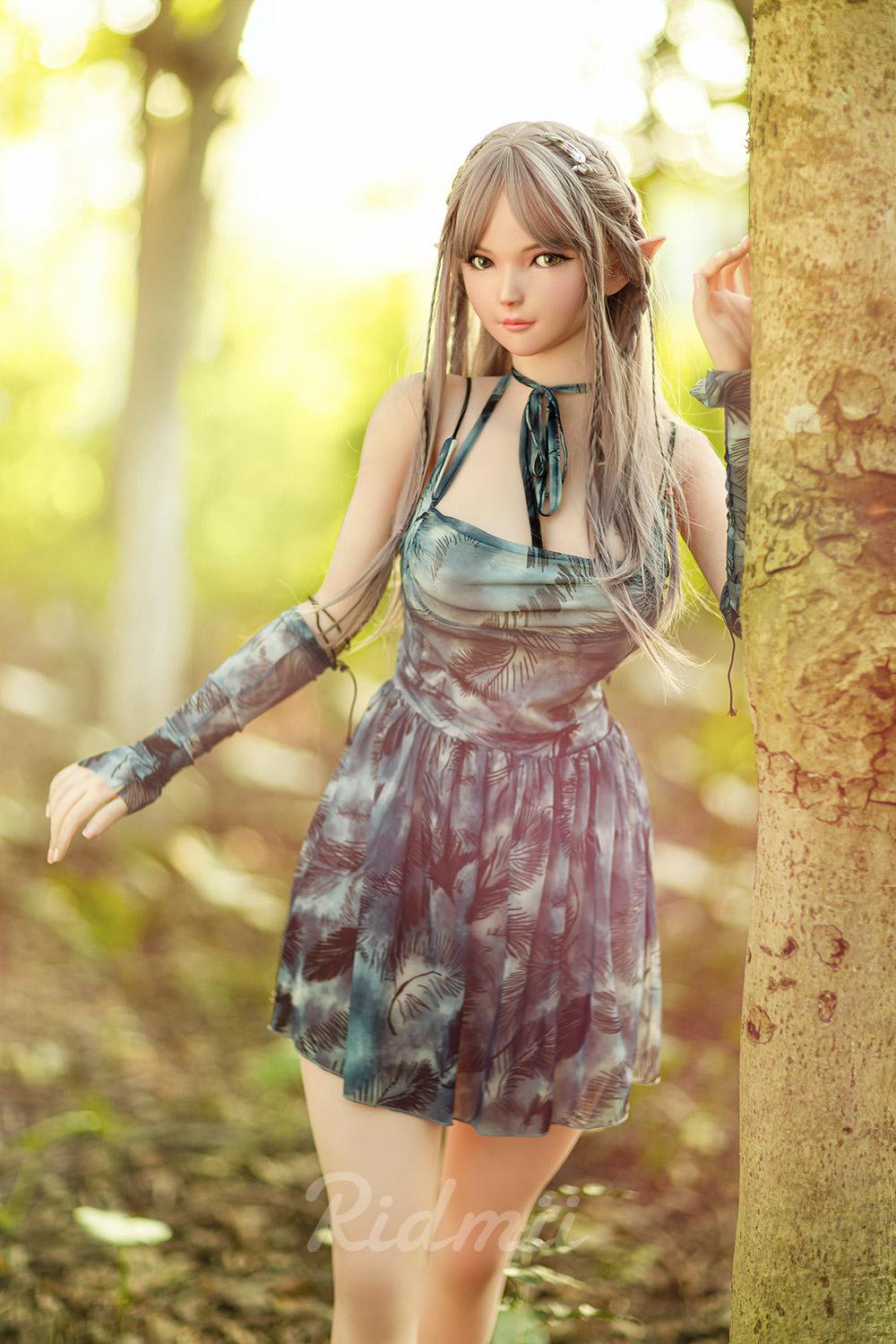 Xlifedolls|163cm(5ft34) Silicone Head Big Breasts Elf Sex Doll [USA Stock]