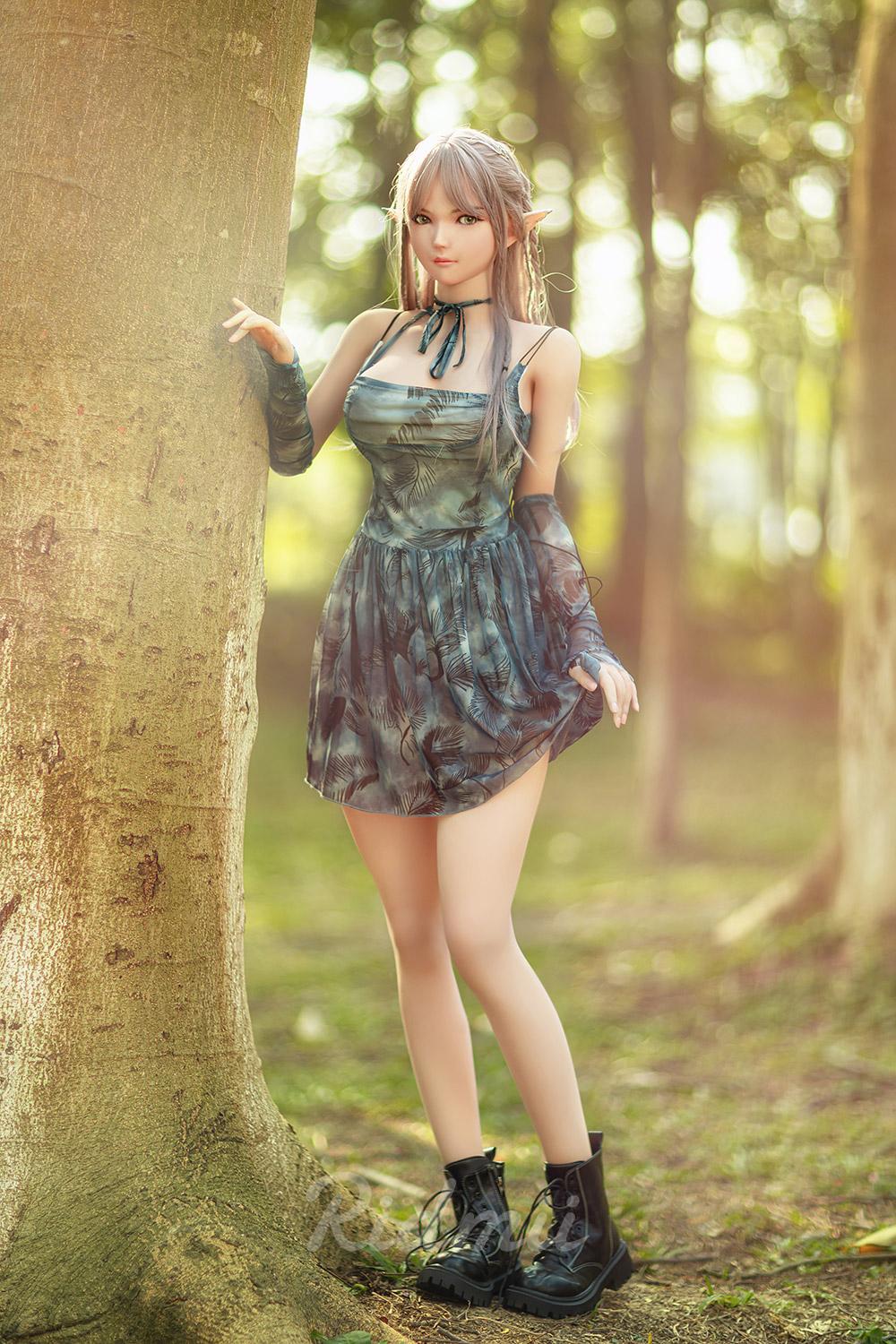 Xlifedolls|163cm(5ft34) Silicone Head Big Breasts Elf Sex Doll [USA Stock]