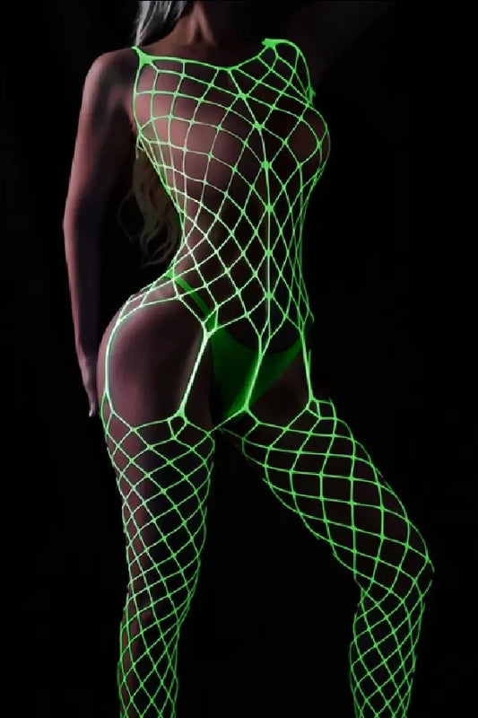 Xlifedolls|Fluorescent Luminous Mesh Sexy Lingerie