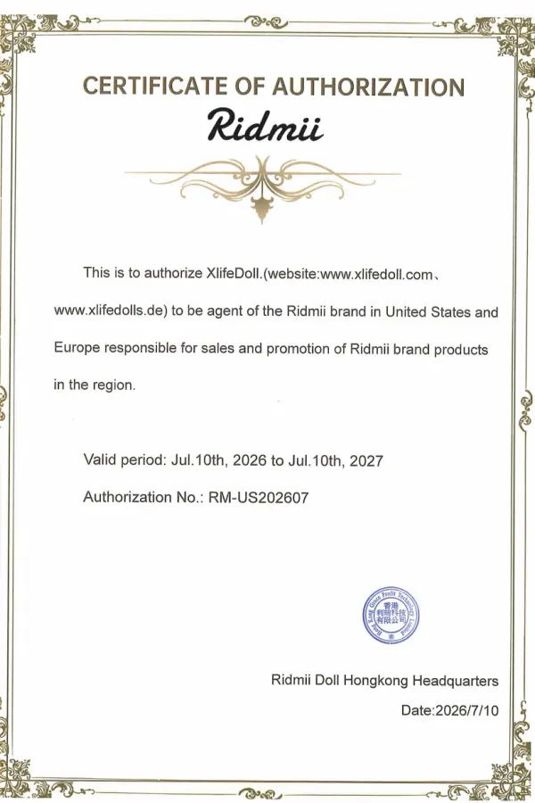 CERTIFICATE OF AUTHORIZATION
Ridmii