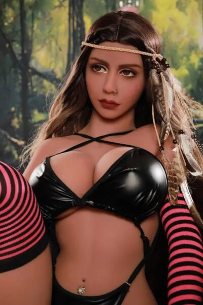 Sexy Leather Lingerie Cheap Sex Doll 158cm(5'1") [CA Stock]