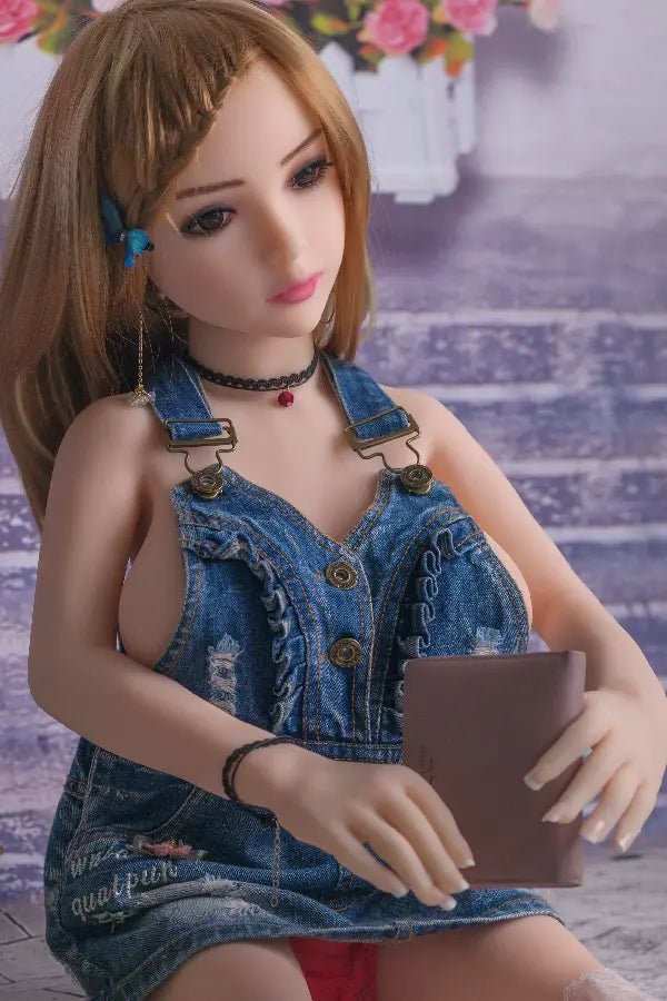 Huge Boobs Compact Denim Overalls Sex Doll - XLifeDoll 158cm(5'2") - Image 9
