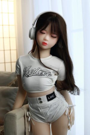Flat Chested Closed Eyes Mini Asian Sex Doll - XLifeDoll [USA Stock]
