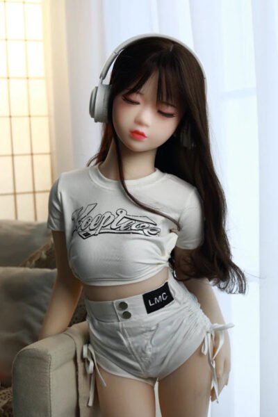 Flat Chested Closed Eyes Mini Asian Sex Doll - XLifeDoll [USA Stock]