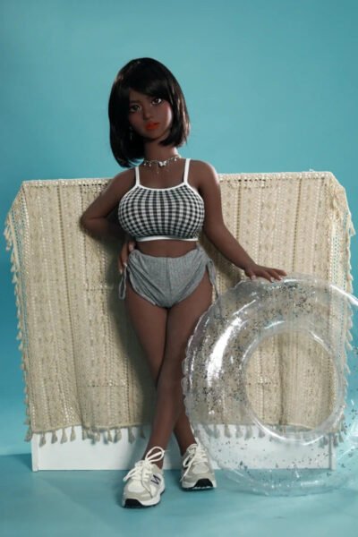 Cheap Mini Black Skin Busty Sex Dolls - XLifeDoll [USA Stock]