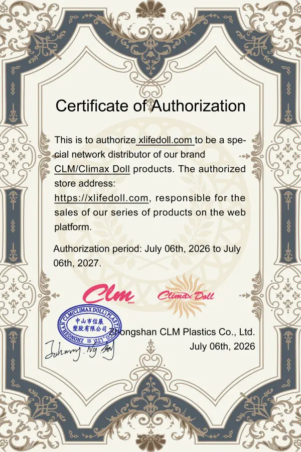 Manufacturing Partners 49 ClimaxDoll Certificate of Authorization